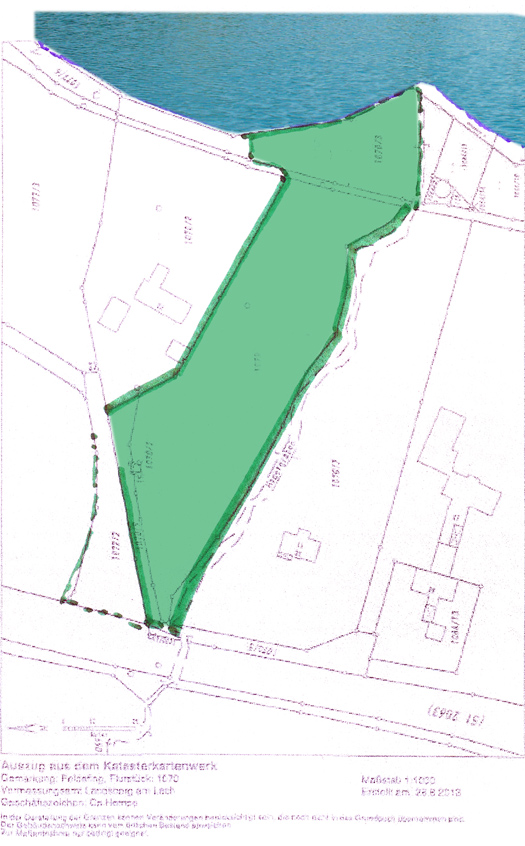 starnbergersee grundstück lageplan